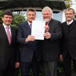 Übergabe der Förderbewilligung  