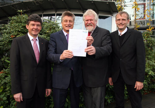 Übergabe der Förderbewilligung  