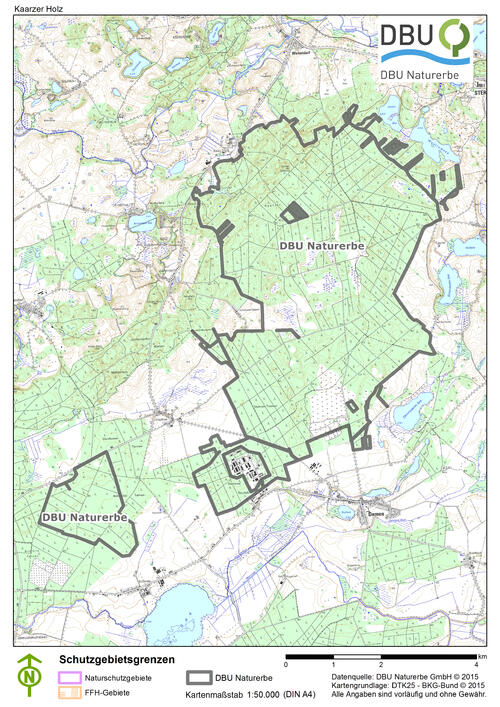 Umringe DBU-Naturerbefläche Kaarzer Holz © DBU Naturerbe