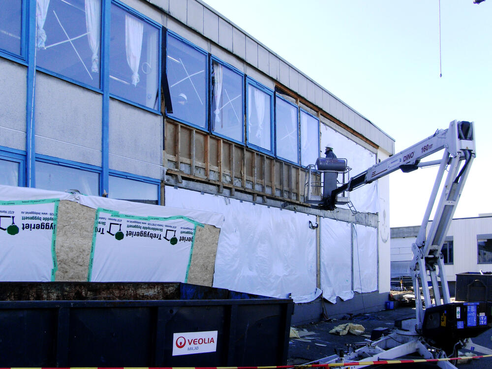 Gebäudeabriss &copy; TU München