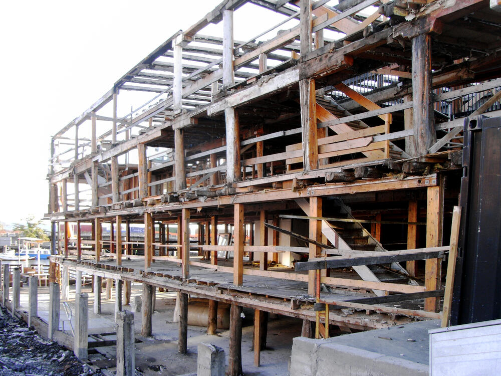 Entkerntes Gebäude © TUM