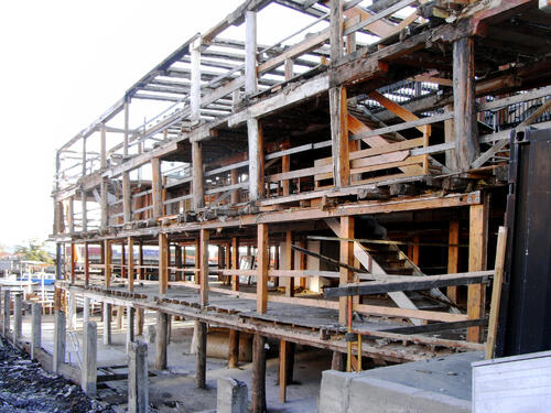 Entkerntes Gebäude © TUM