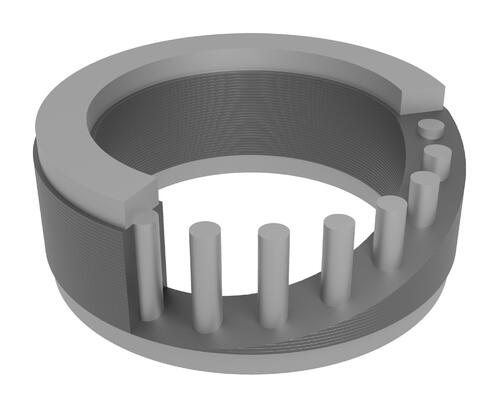 AZ 34988 Rotor Versuchsgeometrie © Lehrstuhl für Umformtechnik und Gießereiwesen der TU München