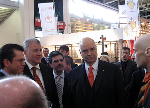 Besuch am Stand von Haus sanieren - profitieren! 