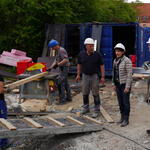 Mettke Baustelle Umweltzentrum Würzburg © Umweltstation Würzburg