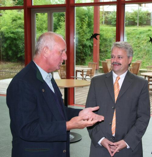 Bündnis für die Wahner Heide e. V. Köln Wolfhagen Beckers ZDF-Moderator Volker Angres 