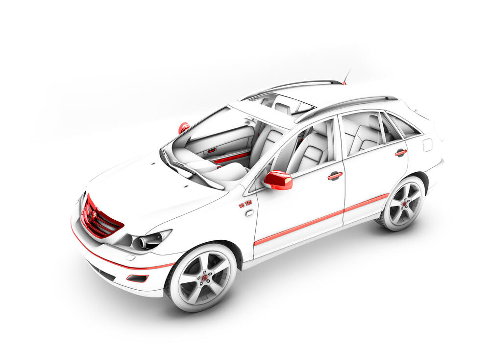 Automobil-Exterieur-Bauteile mit »Chromlook« 