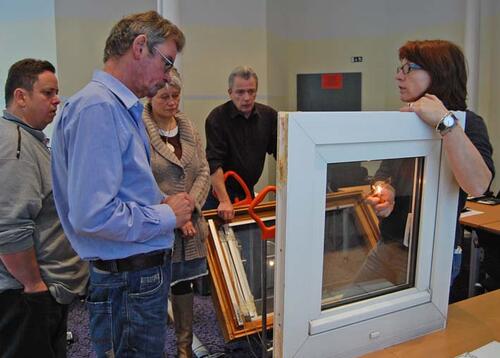 Qualifizierung Fensterausbau © Deutsche Bundesstiftung Umwelt