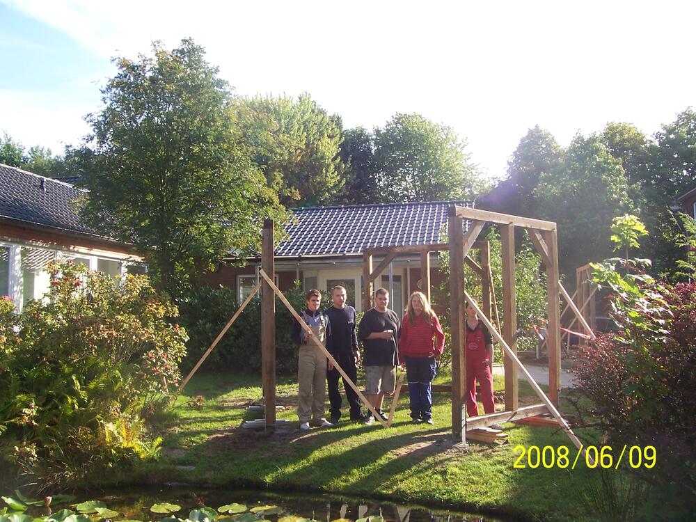 muna 2007_NABU Hambergen_Kooperative Gesamtschule Hambergen_Bau eines  Grünen Klassenzimmers &copy; Klaus-Dieter Lüken, NABU Hambergen