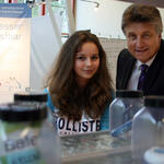 T-Shirts, Tüten, Ein Millionste Besucherin aller DBU Ausstellungen 