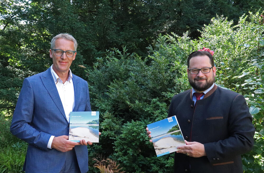 Dr. Maximilian Hempel und Alexander Bonde (r.) © Deutsche Bundesstiftung Umwelt