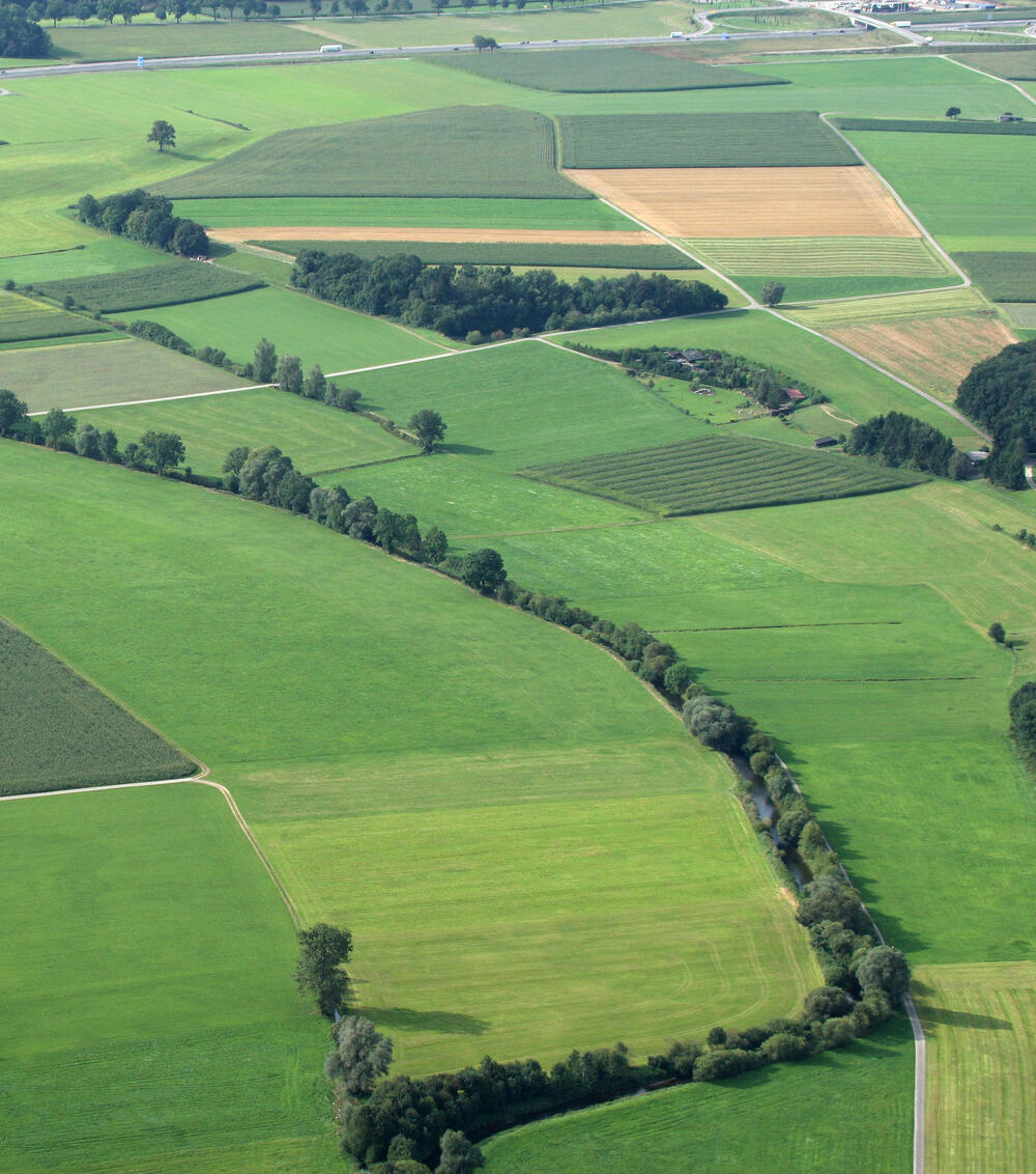 Günztal - Luftaufnahme © Dieter Hopf