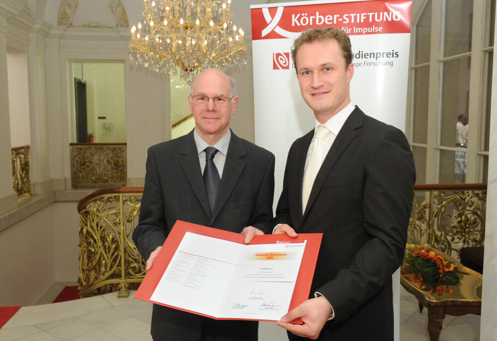 Bundestagspräsident Norbert Lammert und Wolfgang Guter © David Ausserhofer