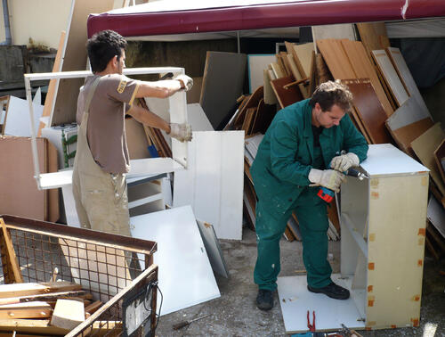 Möbel-Recycling &copy; Recyclingbörse Herford/ZweitSinn