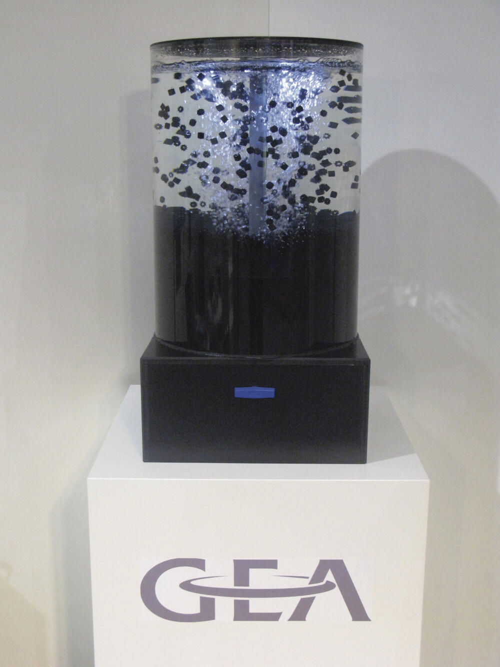 Moving-bed biofilter, which is used for water purification. 