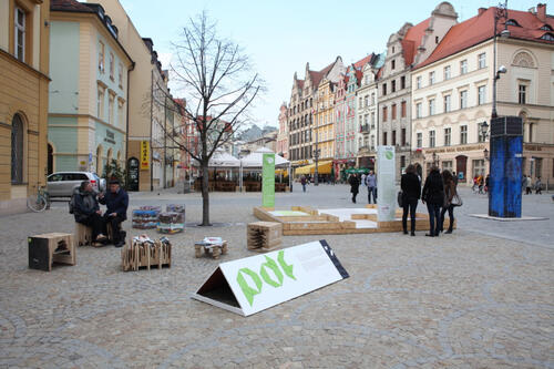 Ausstellung in der Fußgängerzone 