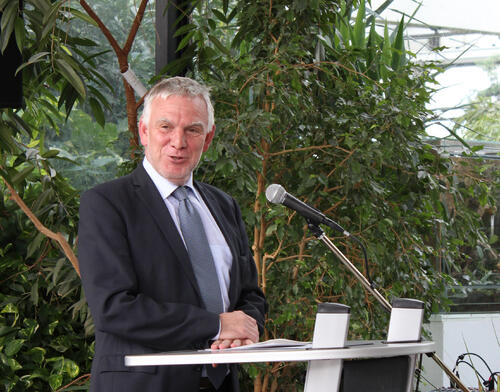 Rede Flasbarth Biosphäre Potsdam Wanderausstellung &copy; Biosphäre Potsdam