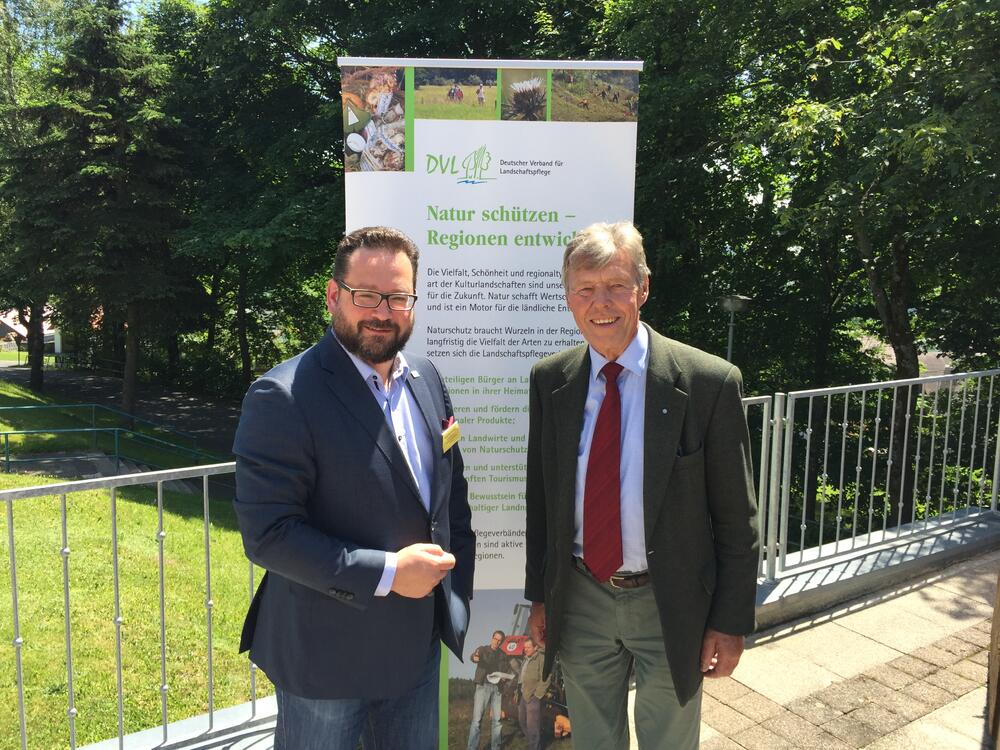 Alexander Bonde und Josef Göppel &copy; DBU