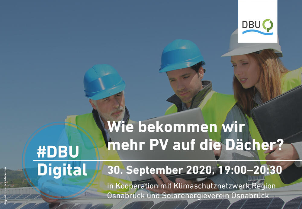 Sharepic #DBUdigital PV-Diskussion © Deutsche Bundesstiftung Umwelt