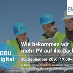 Sharepic #DBUdigital PV-Diskussion © Deutsche Bundesstiftung Umwelt