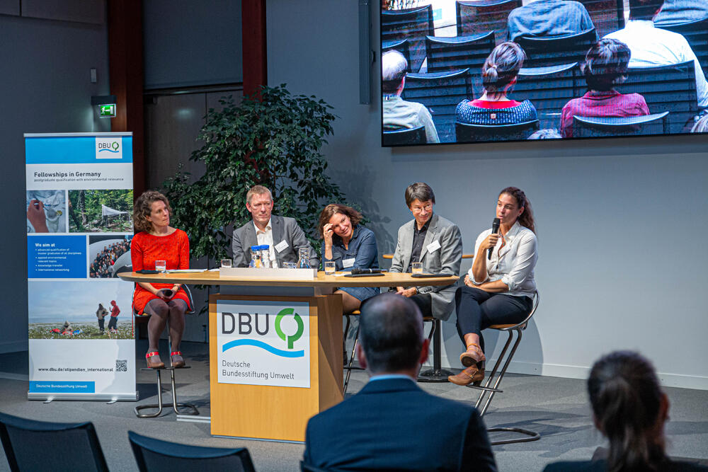 Jubiläumsveranstaltung 2022: Podiumsdiskussion  © DBU, Andreas Dannhauer