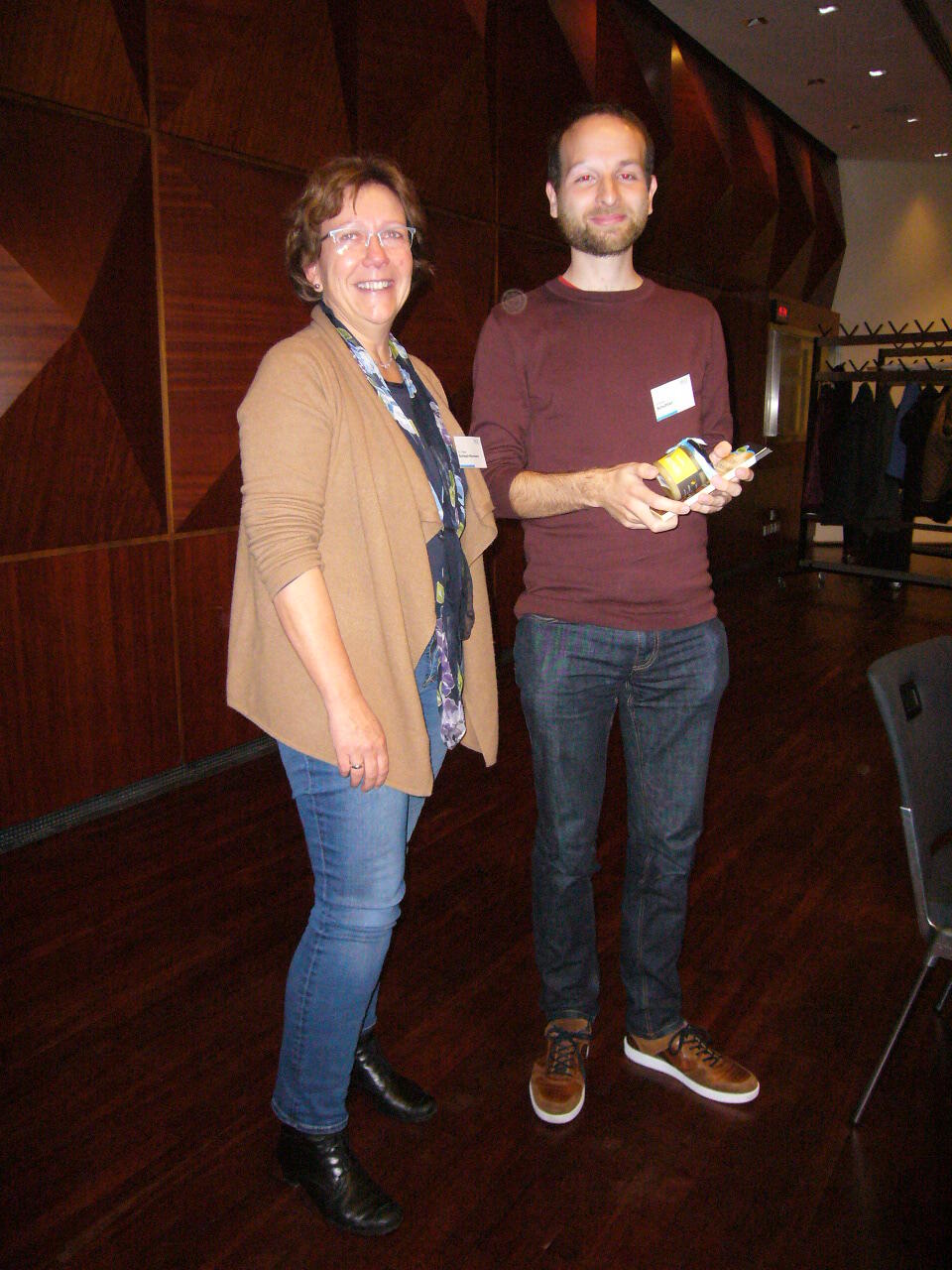 Verabschiedung von Andreas Schüttler auf dem Sprechertreffen am 27.10.2017 in Braunschweig durch Dr. Hedda Schlegel-Starmann © DBU-Archiv