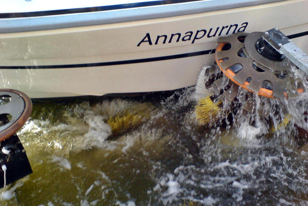 Bootswaschanlage &copy; Hochschule Bremerhaven