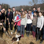 Auftakt Aufforstung Klimawald &copy; Uwe Lewandowski