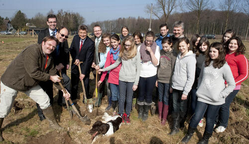 Auftakt Aufforstung Klimawald &copy; Uwe Lewandowski