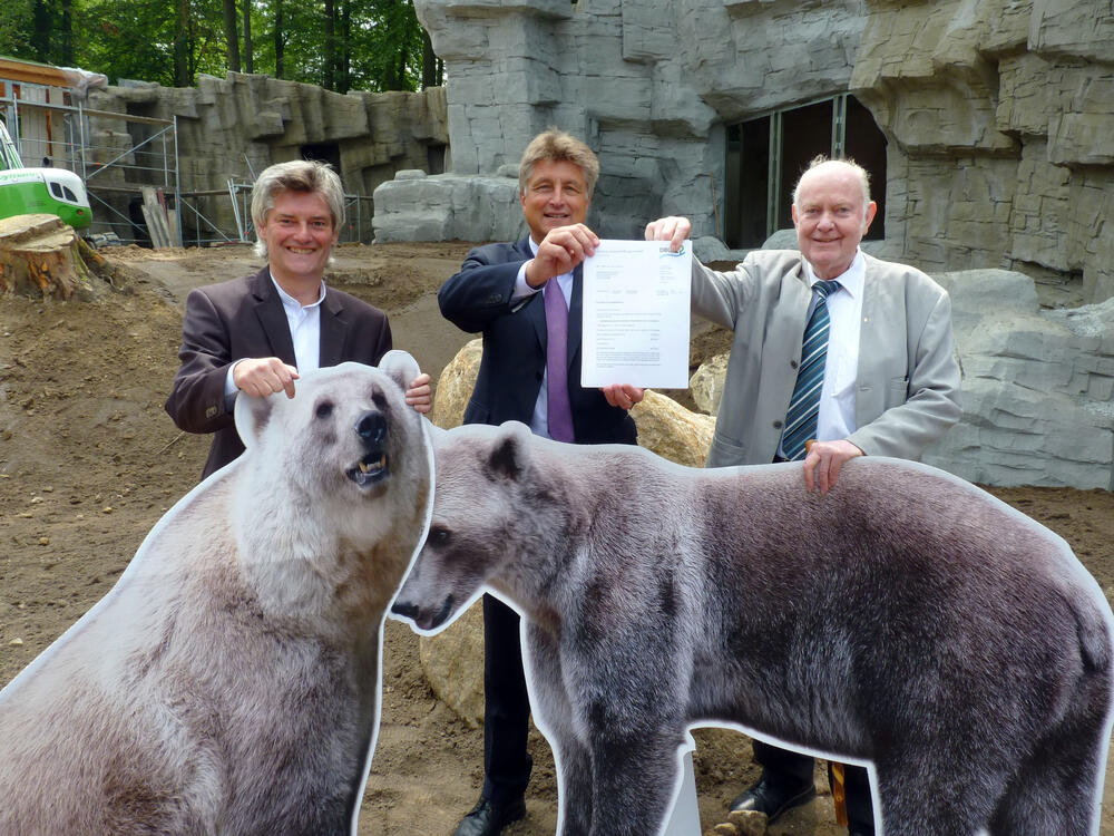 Übergabe Bewilligung DBU/Zoo Osnabrück &copy; Zoo Osnabrück