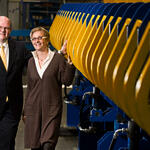 Dr. Carsten Bührer und Petra Bültmann-Steffin &copy; DBU/Marcel Näpel