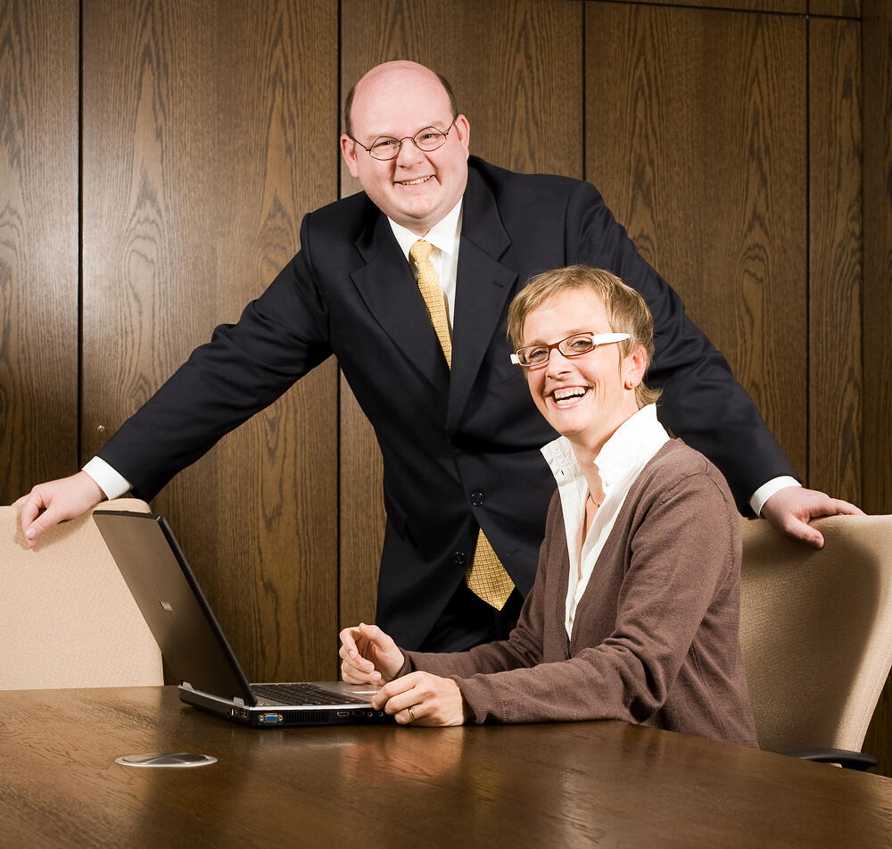 Dr. Carsten Bührer and Petra Bültmann-Steffin © DBU/Marcel Näpel