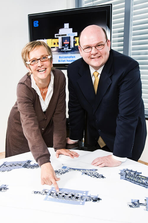 Dr. Carsten Bührer and Petra Bültmann-Steffin © DBU/Marcel Näpel