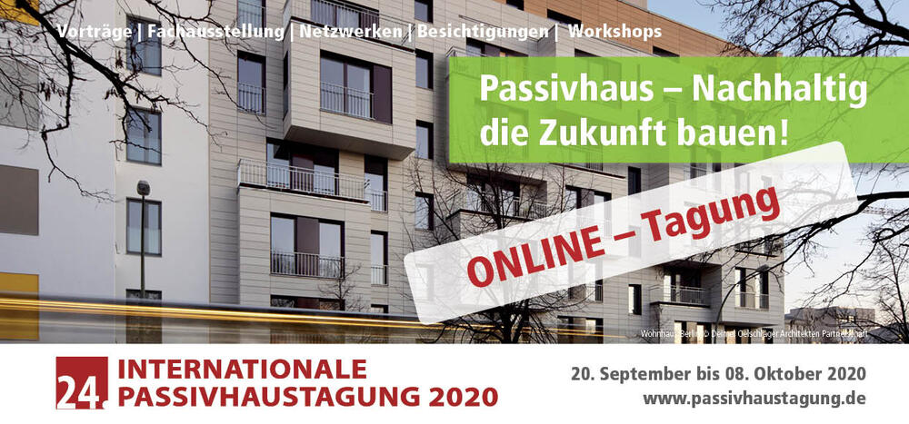 Logo Passivhaustagung 2020 © Passivhaus Institut GmbH
