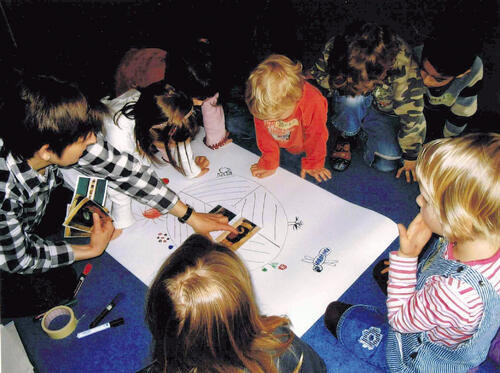 Vorbereitungen zum Wildbienenprojekt 