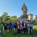 Die Schülergruppe aus Gröningen. Foto: C. Friedrich, Gröningen. © C. Friedrich, Gröningen.