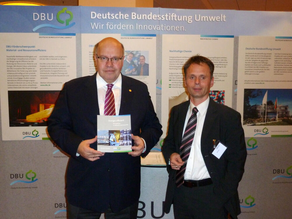 Peter Altmaier (links) mit Ulf Jacob 
