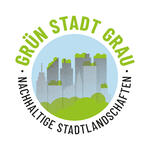 Ausstellungslogo Grün Stadt Grau © Tulp Design GmbH
