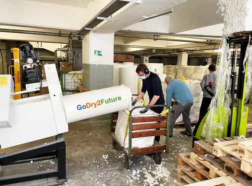 Trockenzerfaserung  © TBP Future GmbH