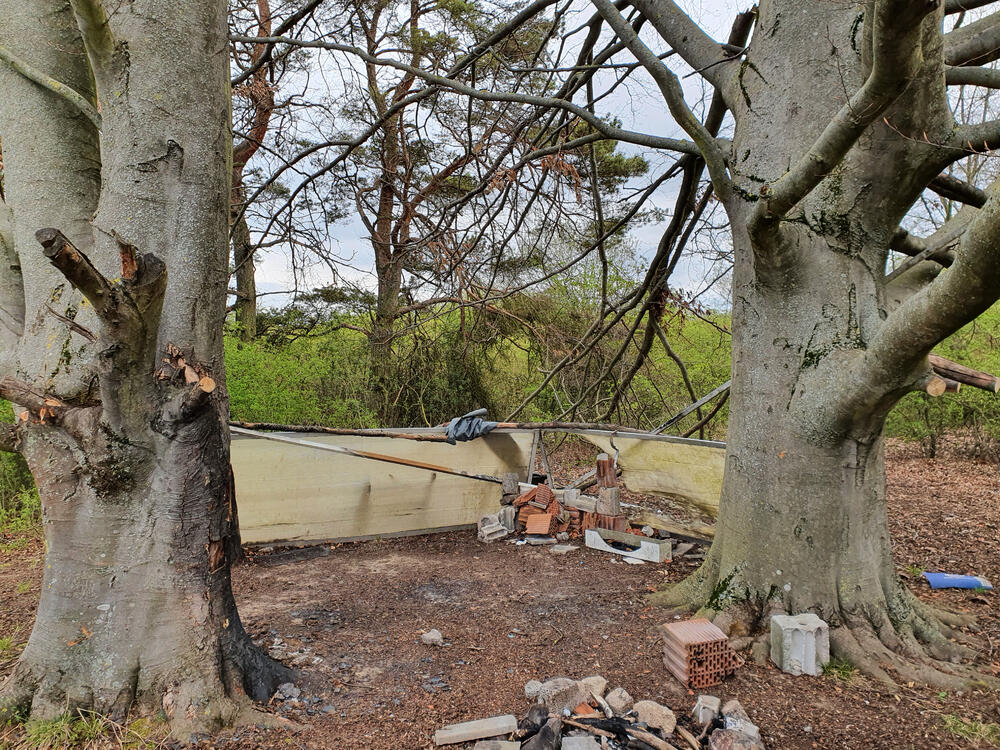 DBU Naturerbe Ebenberg Müll © Roland Schröder/DBU Naturerbe
