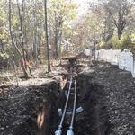 Verlegung von unterirdischen Fernwärmeleitungen durch durchwurzelten Boden © AGFW-Projektgesellschaft für Rationalisierung, Information und Standardisierung mbH