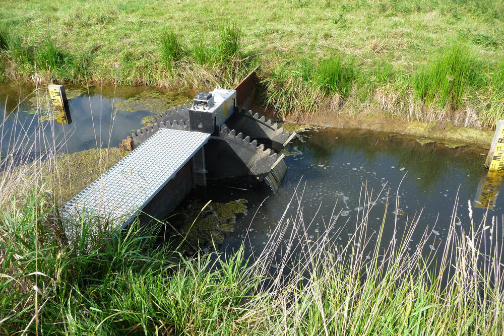 Stauwerk © Uwe Fuellhaas/DBU Naturerbe