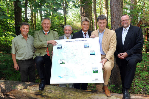 Übergabe Flächen Bayern 