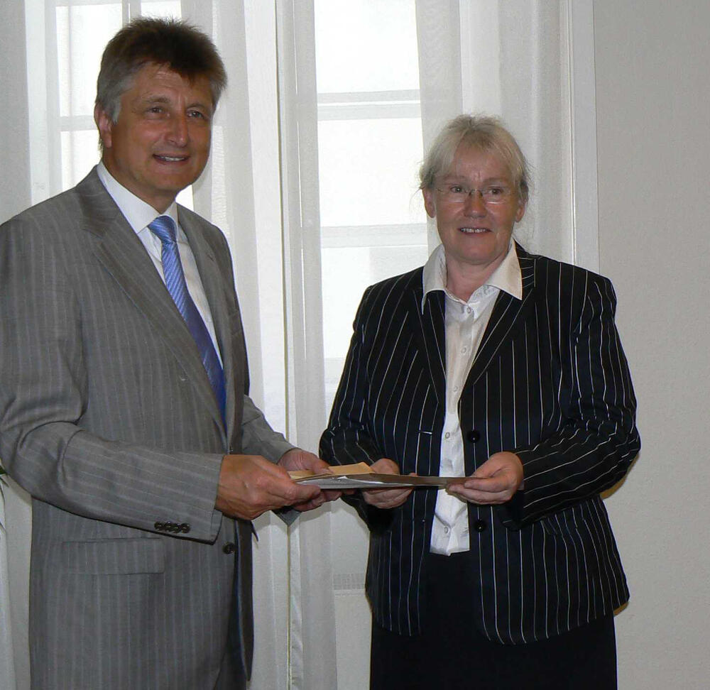 Dr.-Ing. E. h. Fritz Brickwedde und Dr. Rosemarie Wilcken 