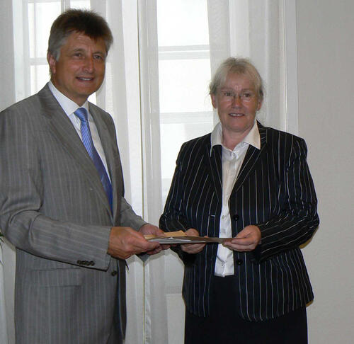 Dr.-Ing. E. h. Fritz Brickwedde und Dr. Rosemarie Wilcken 