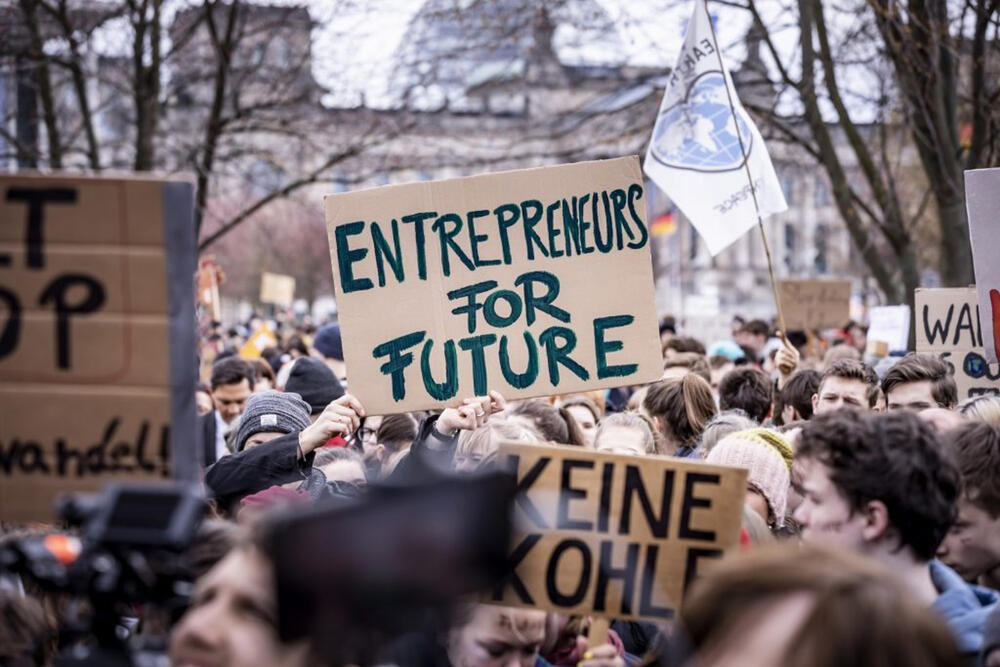 Demo mit Entrepreneurs For Future in Berlin © Entrepreneurs For Future
