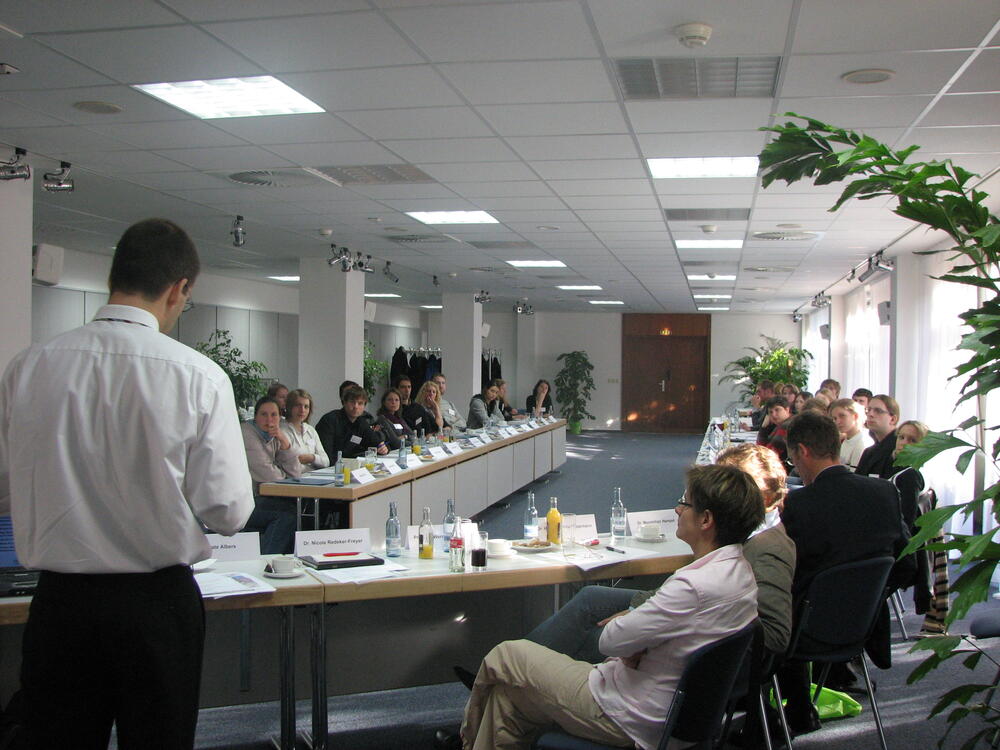 Einführungsseminar Rostock Oktober 2008 (Foto: DBU) 