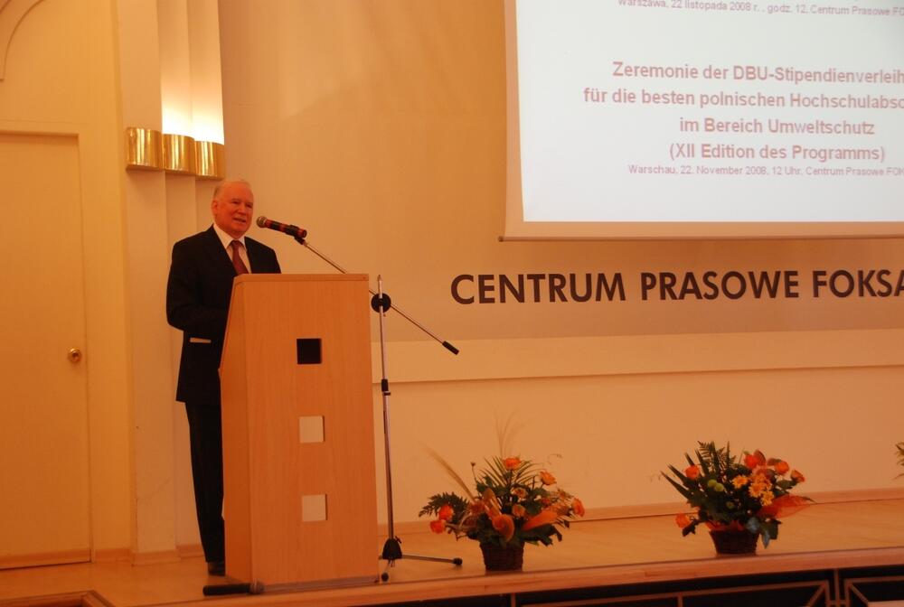 Prof. Maciej Nowicki, polnischer Umweltminister 