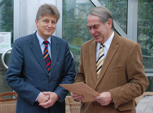 Übergabe Botanischer Garten 