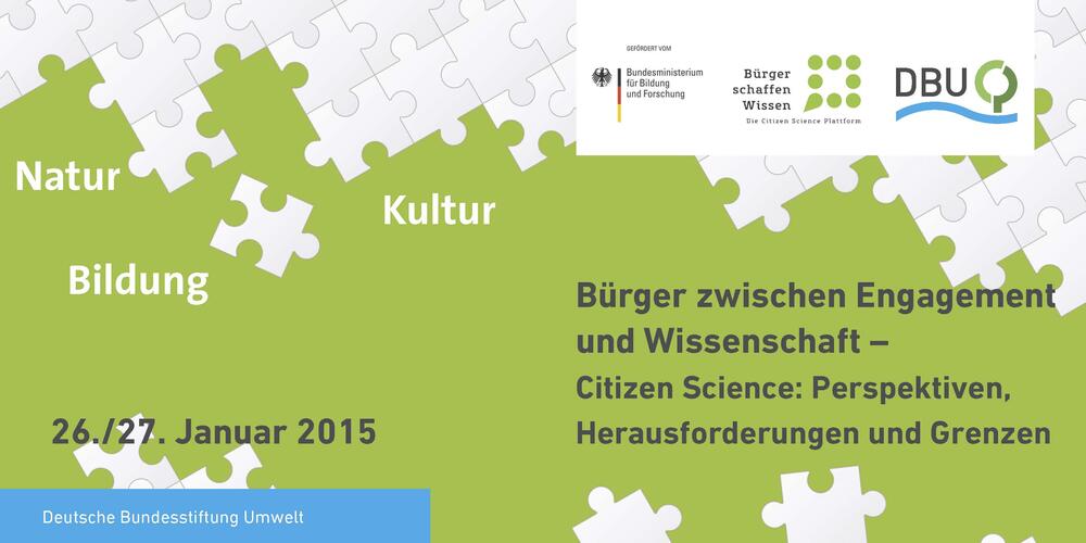 Titelbild Veranstaltung zu Citizen Science am 26. und 27 Januar 2015 © pico-fotolia.com